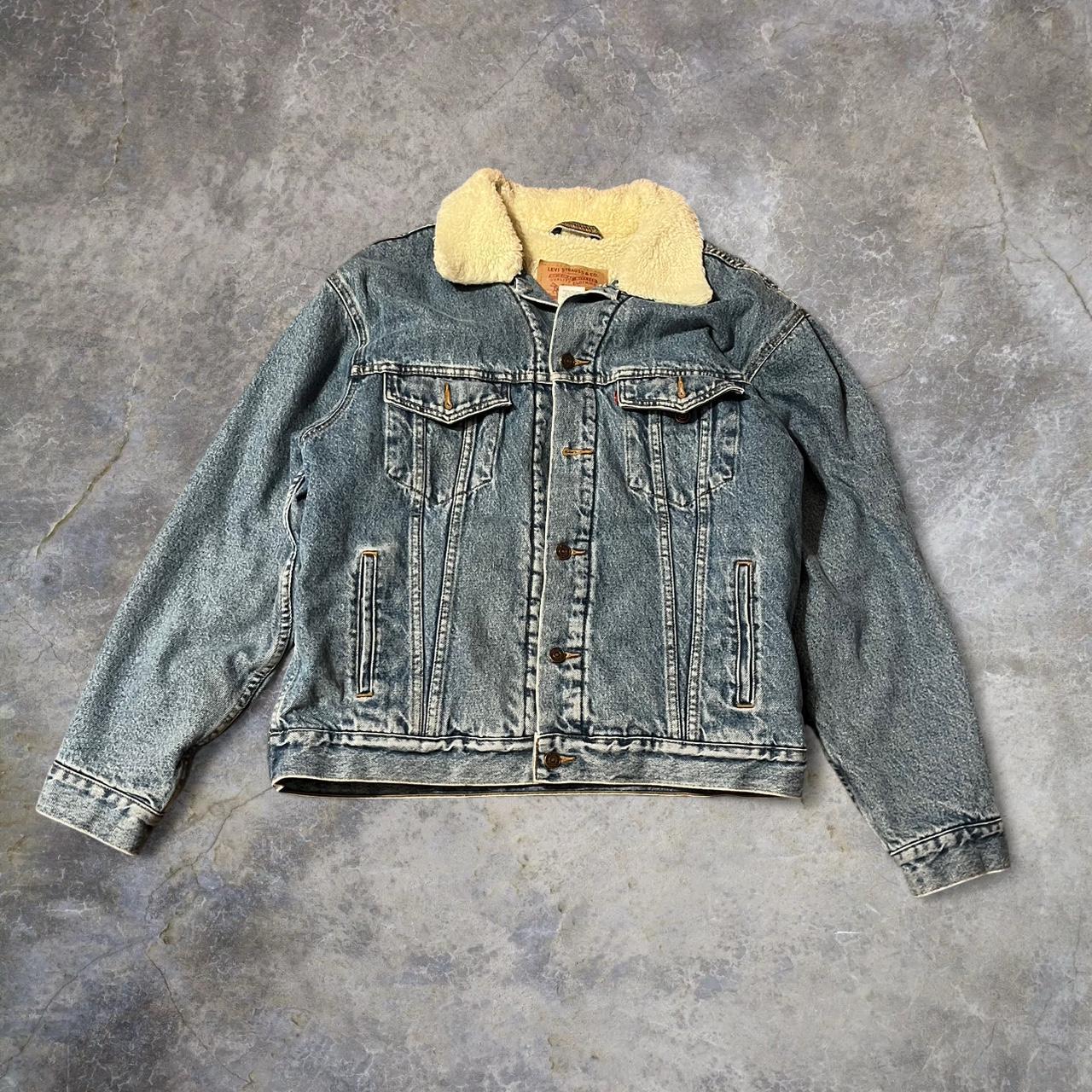 Levi's Men's Jacket - Blue - L – Levi's Sherpa li… - image 3