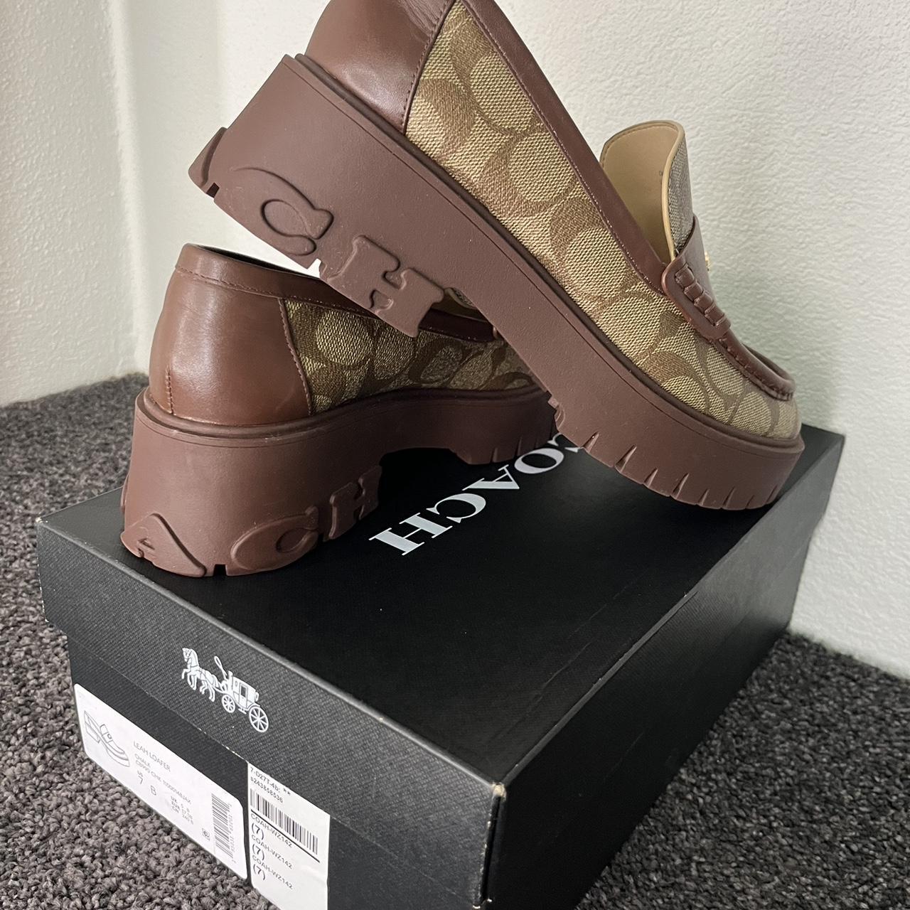 Coach Ruthie Loafers US 7💕 Signature coated Depop