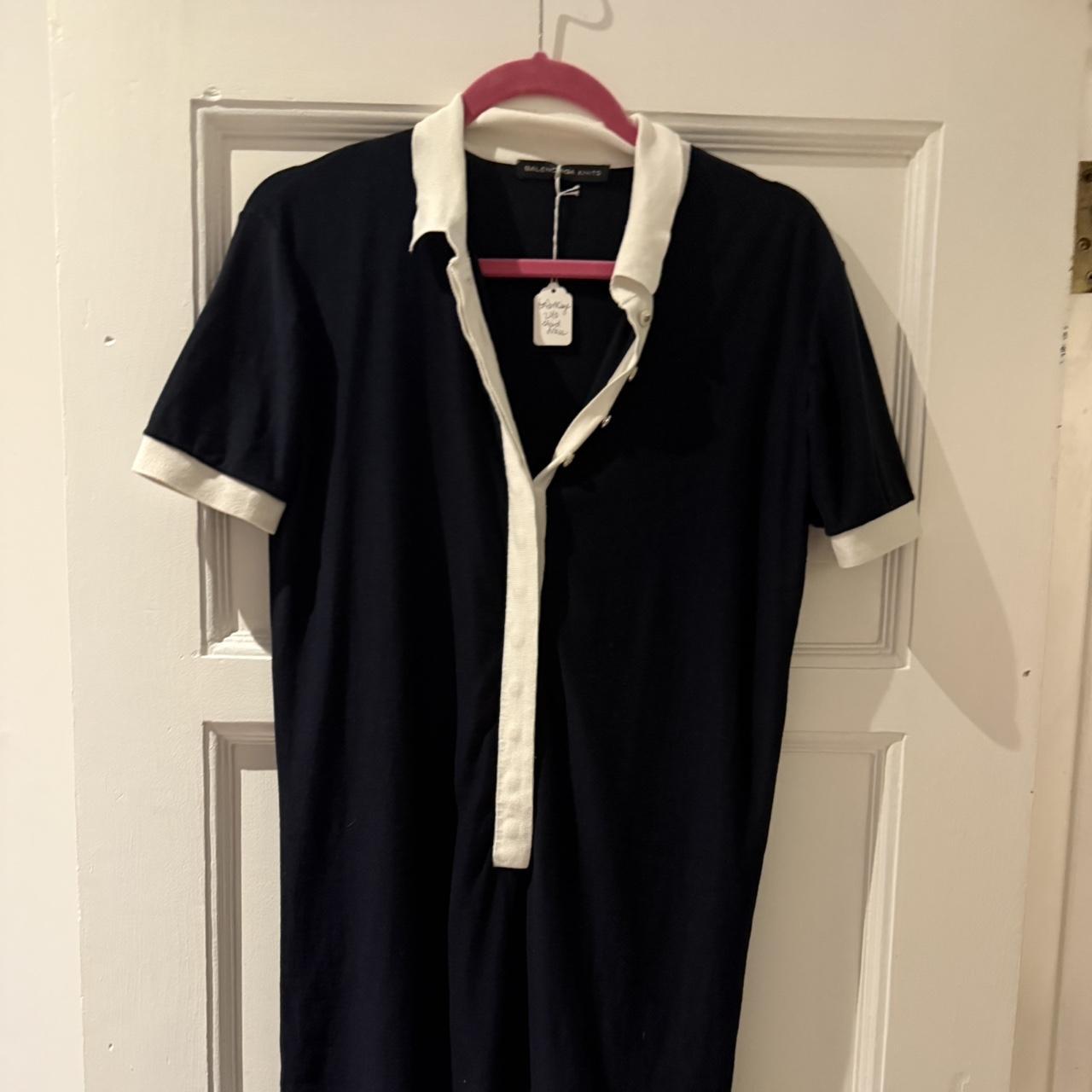 Balenciaga Women's Shirt Dress - Navy/Blue - S – … - image 3
