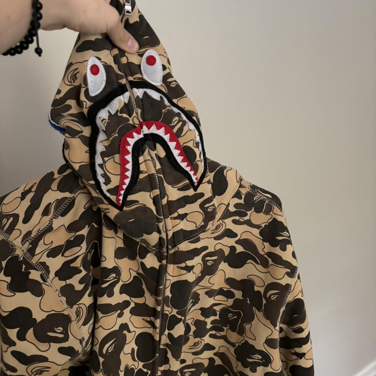 Brown bape hoodie best sale