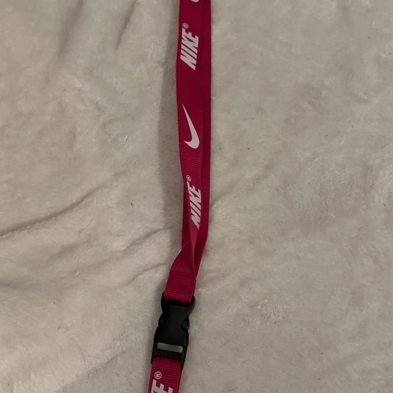 red nike lanyard