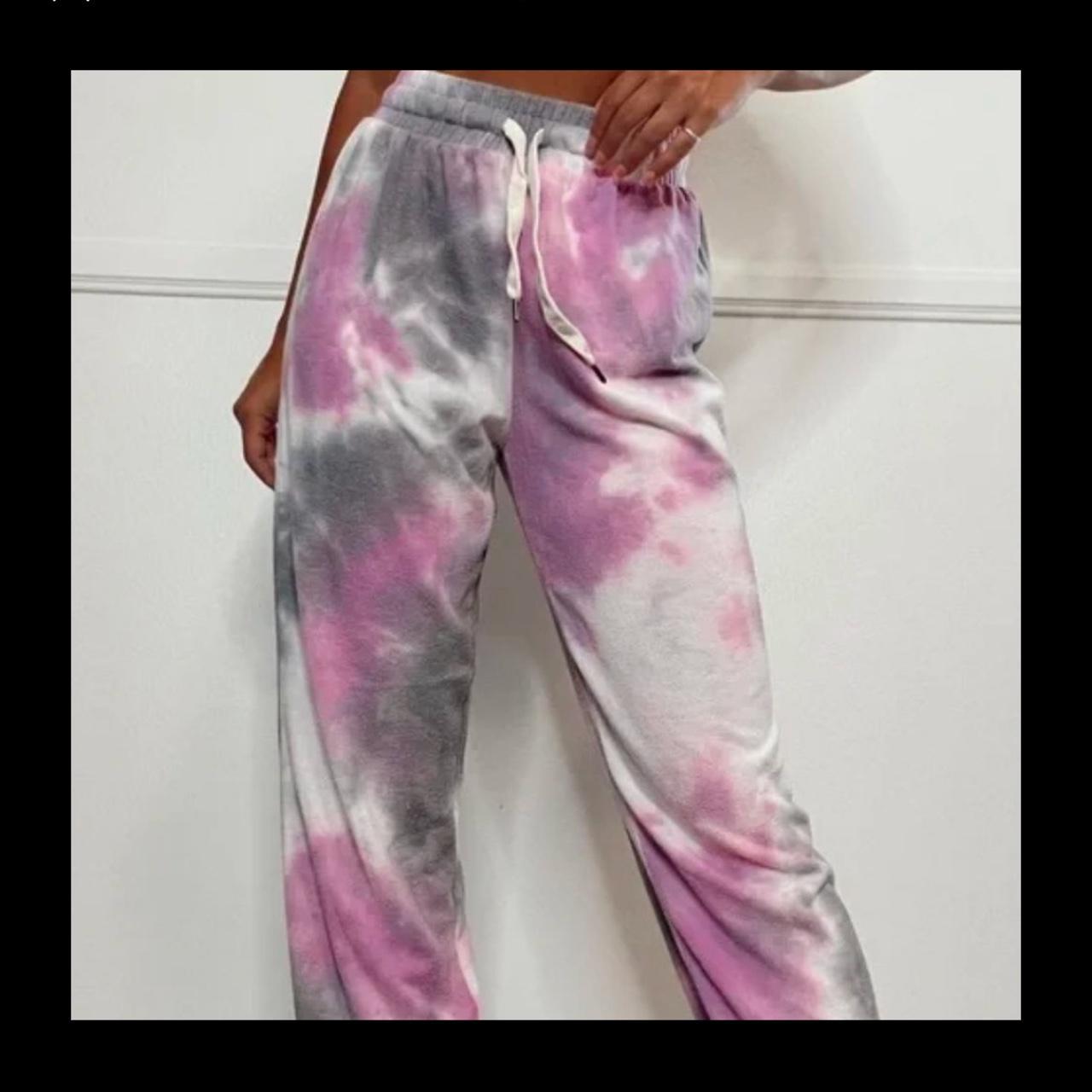 OUT FROM UNDER Jenny Tie dye Fleece Jogger Pant Size