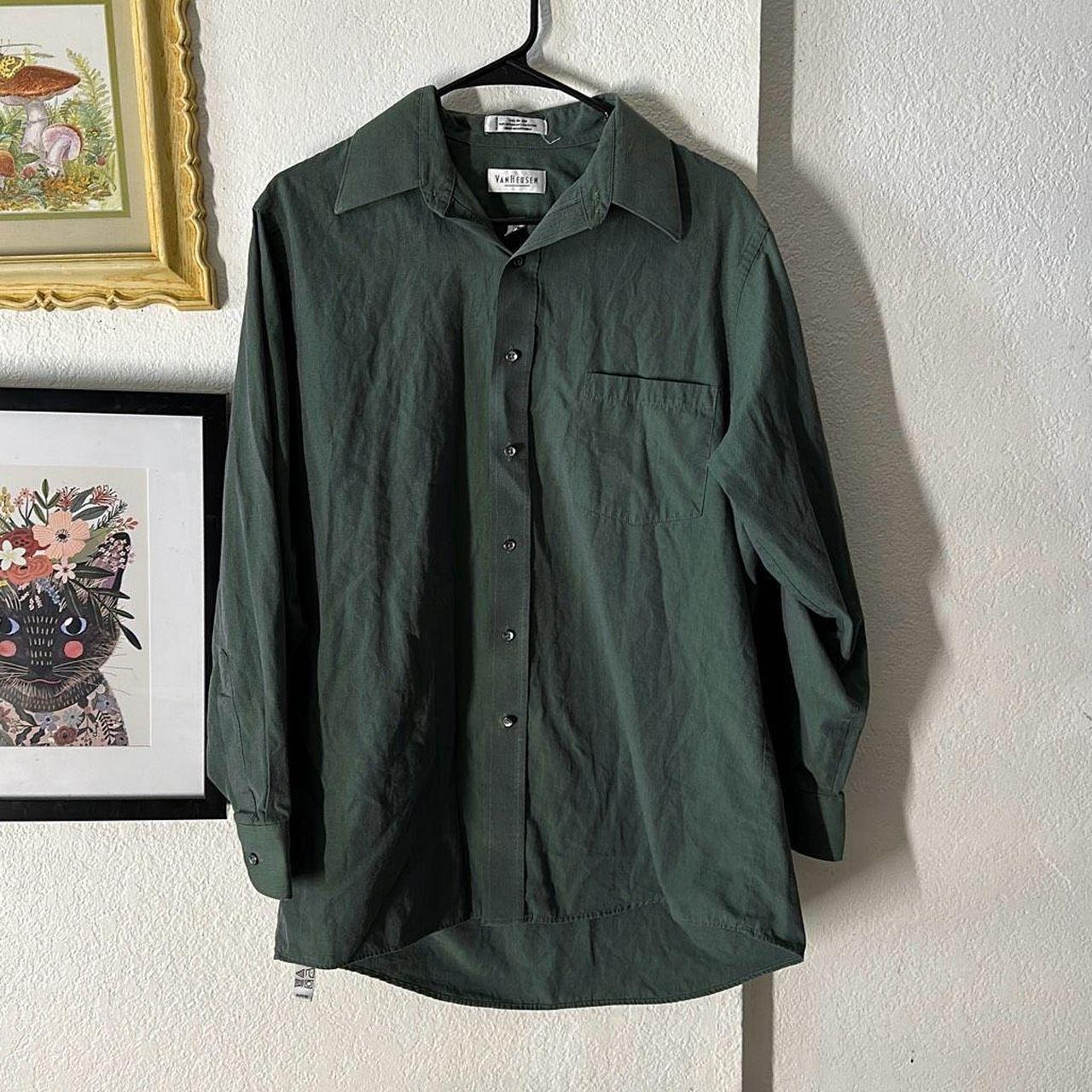 Men’s size 15 1/2 32/33 button down shirt Wrinkle... - Depop