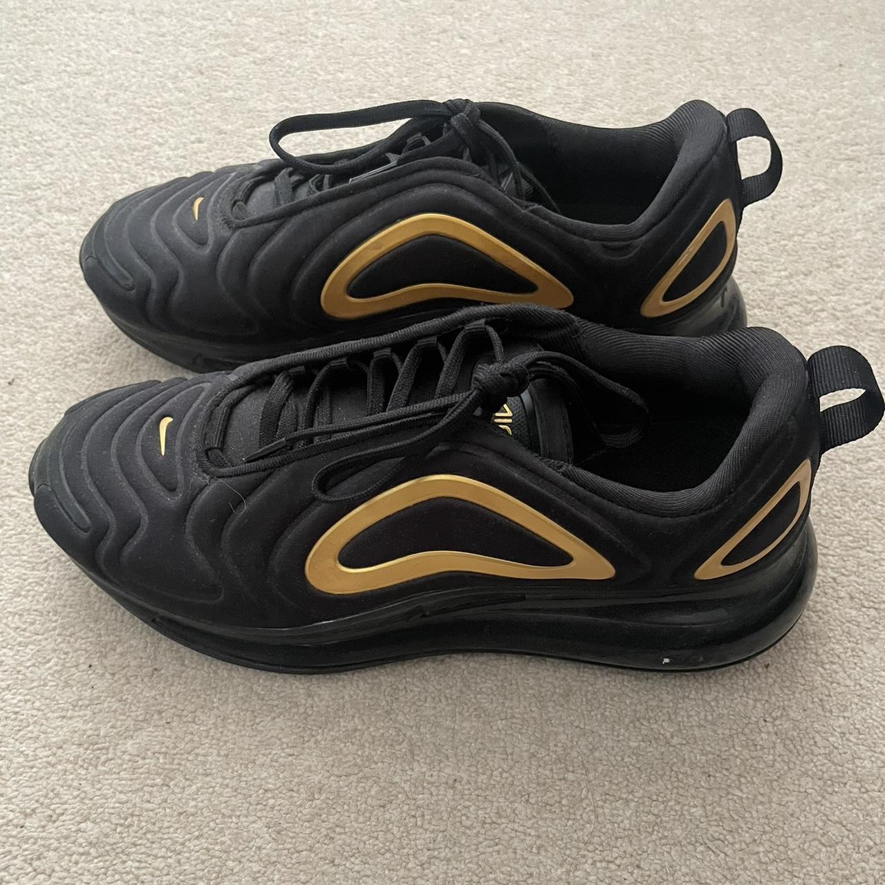 Black and gold air max 720 hotsell