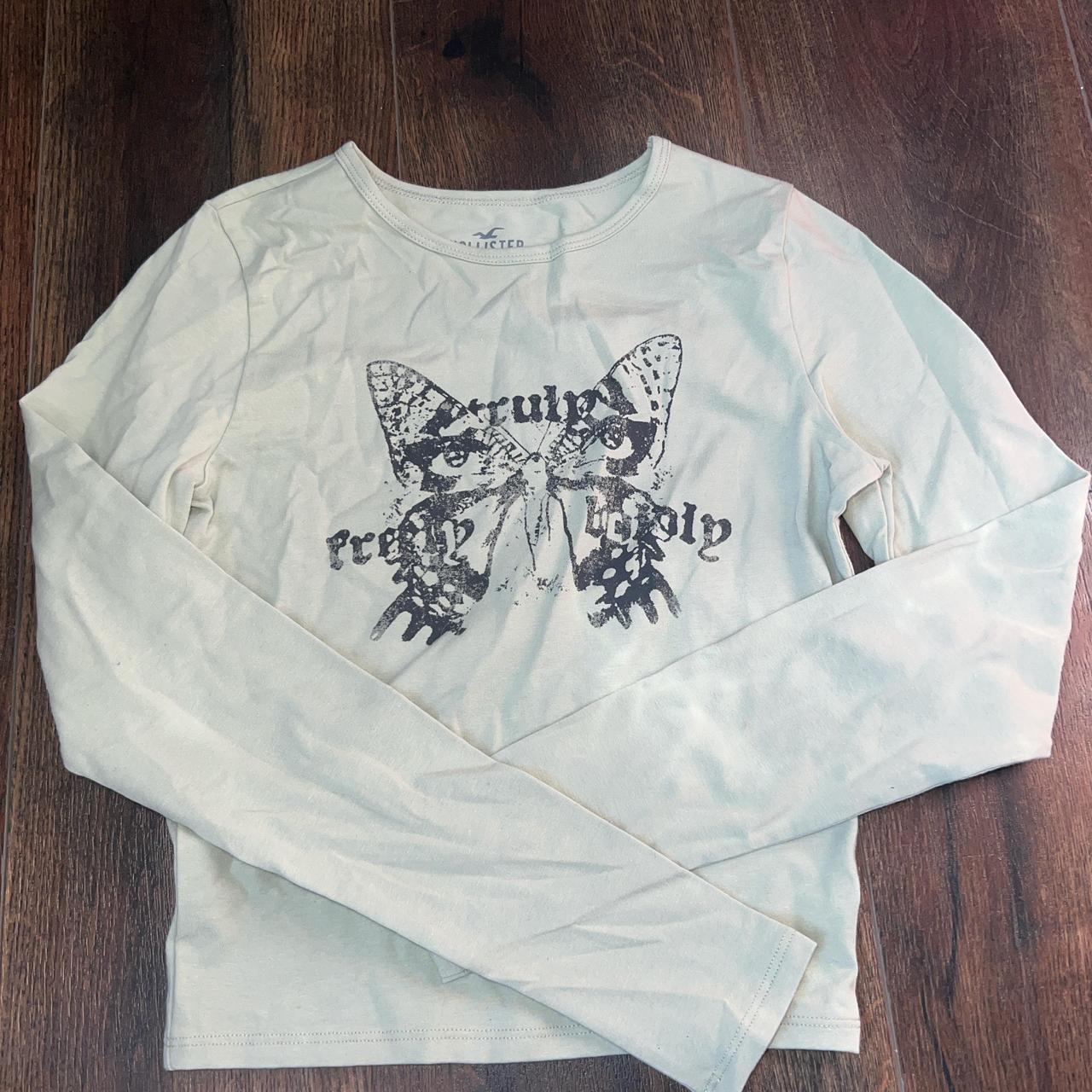 Depop Butterfly Hollister Shirt Cute Hollister Shirts Sales - Main Image
