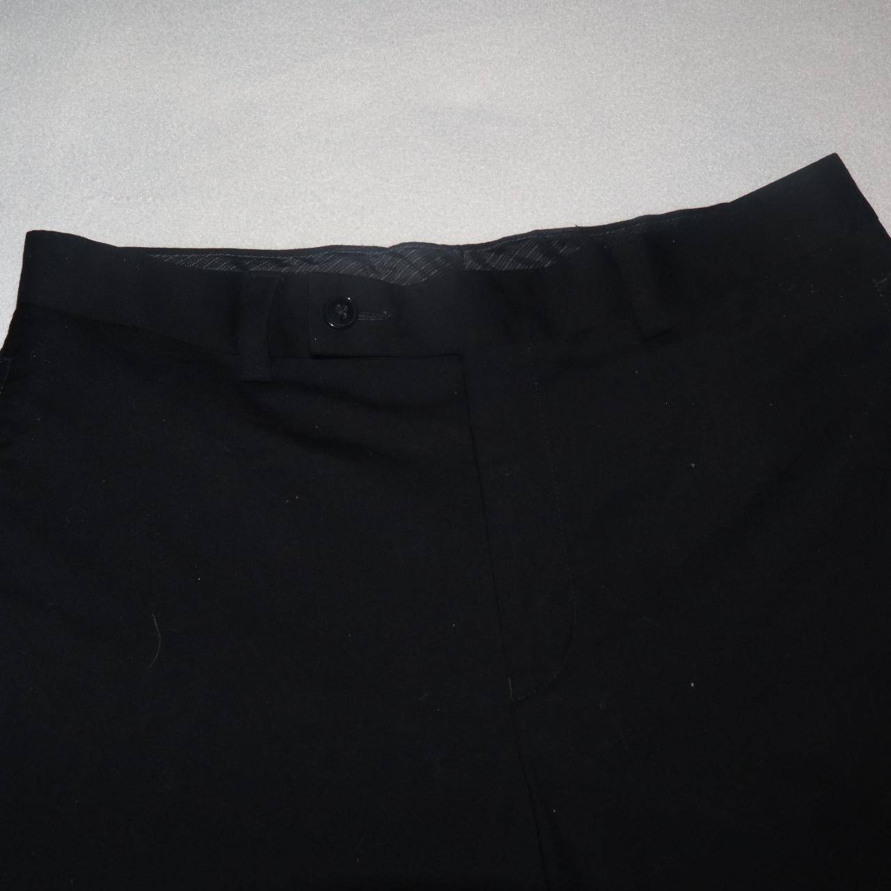 Calvin Klein Men's Classic Fit Black Dress Pants... - Depop