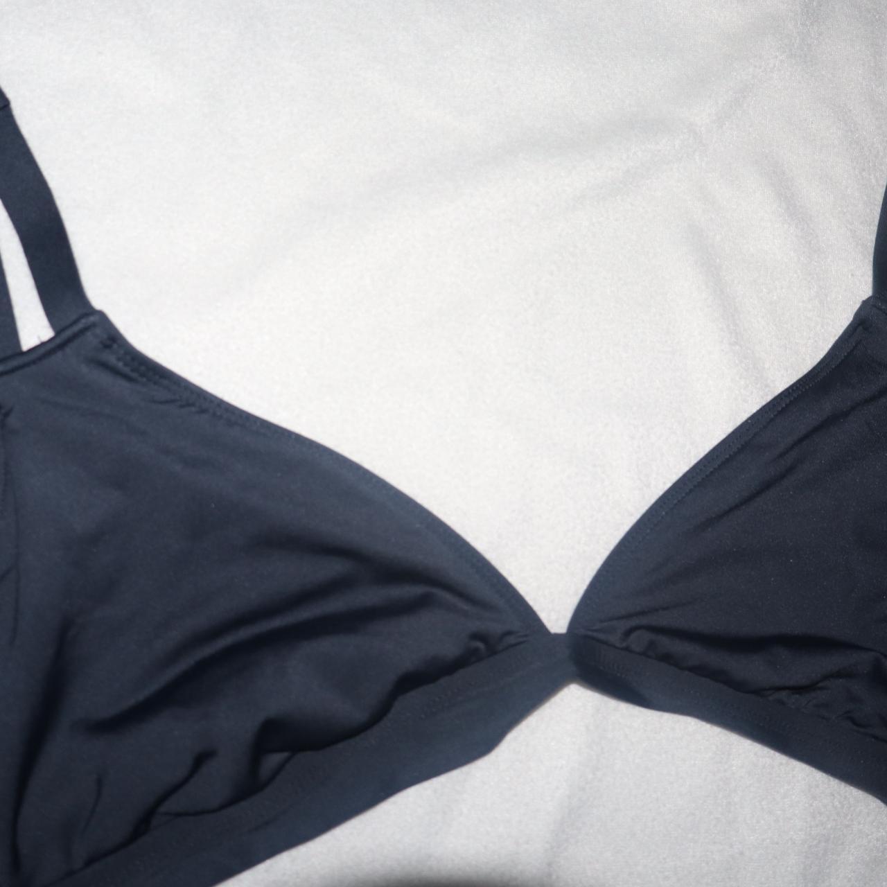 MOSSIMO Dark Grey Bikini Top SIZE XL #swimwear... - Depop