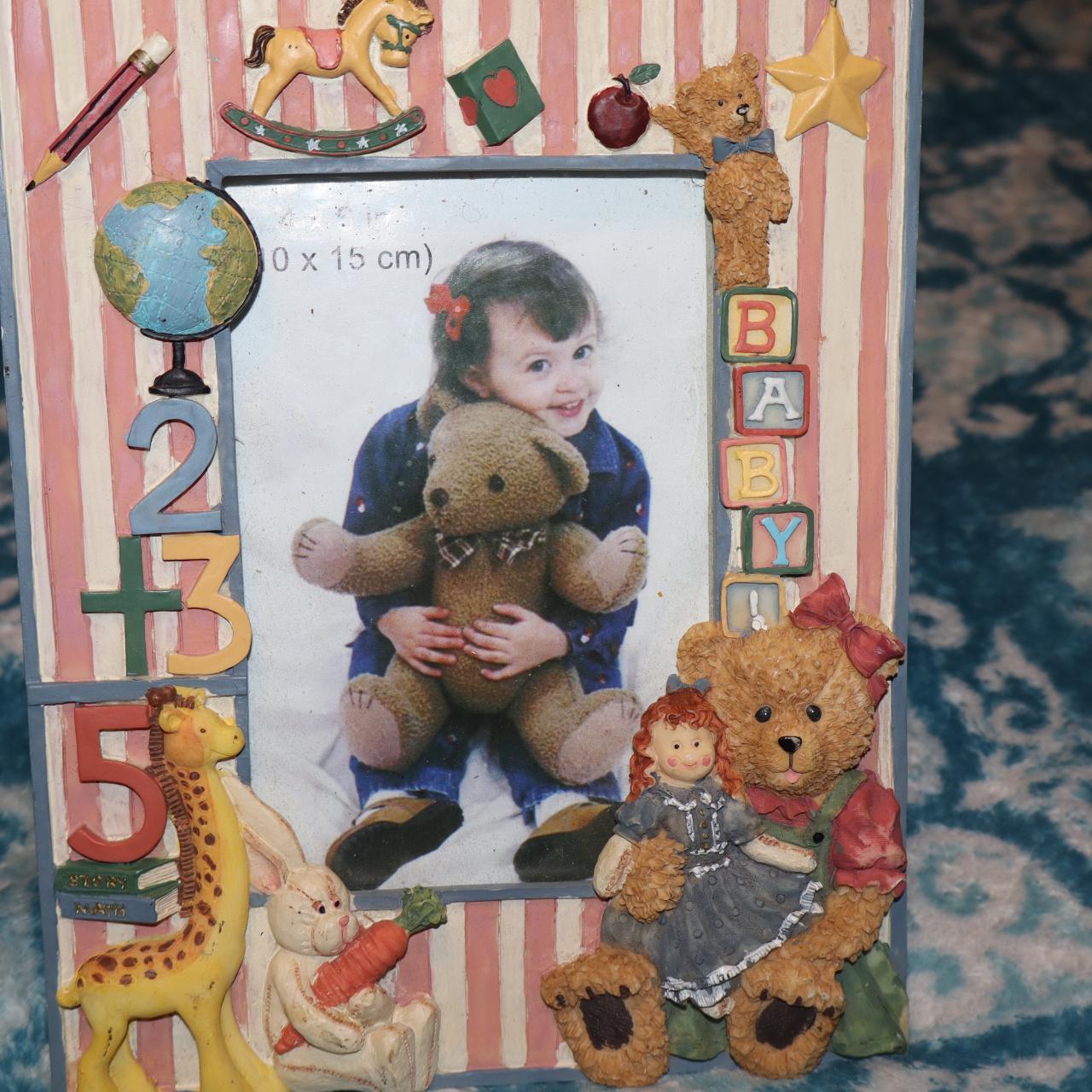 VINTAGE Ceramic Baby Picture Frame babyshower... Depop