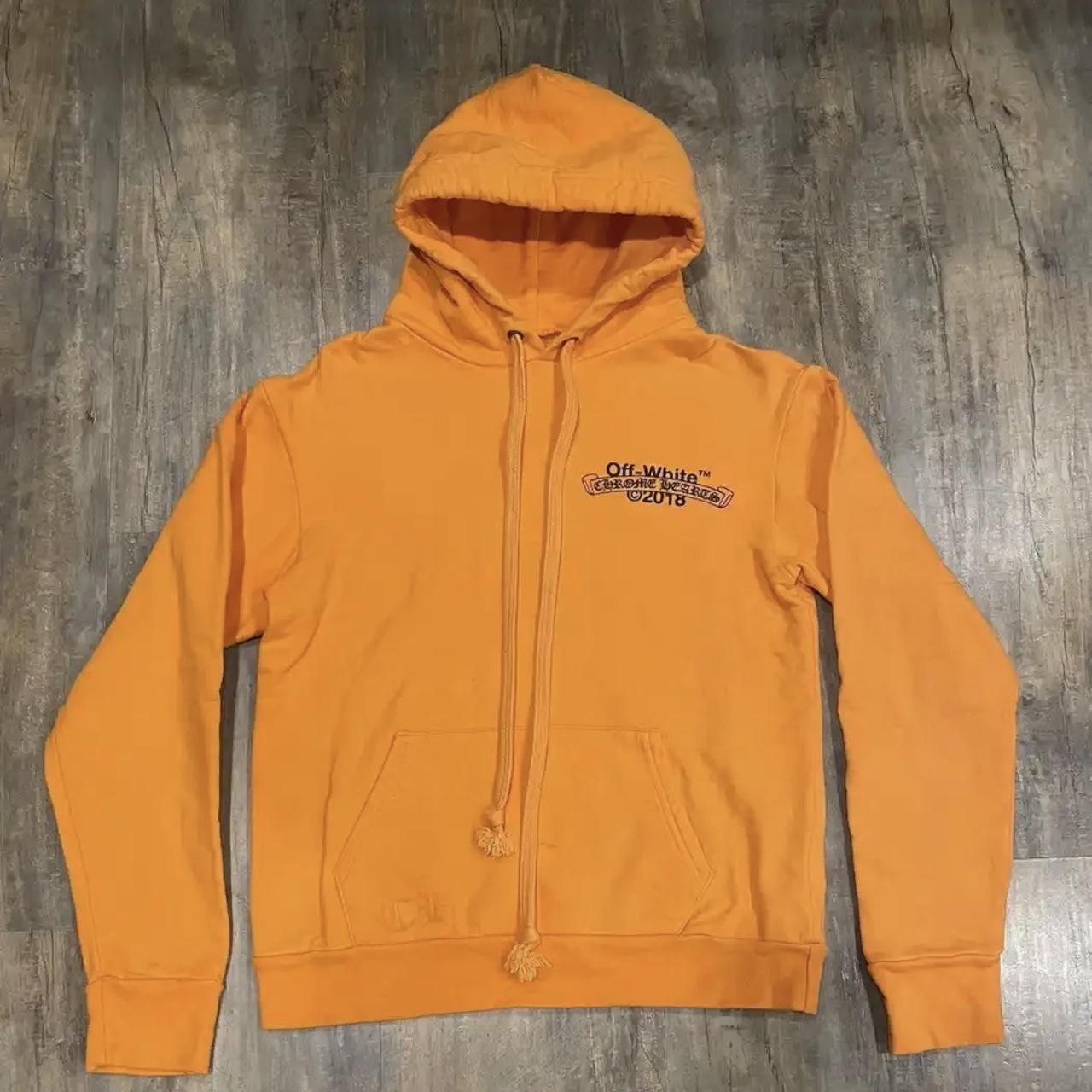 Orange hoodie hot sale off white