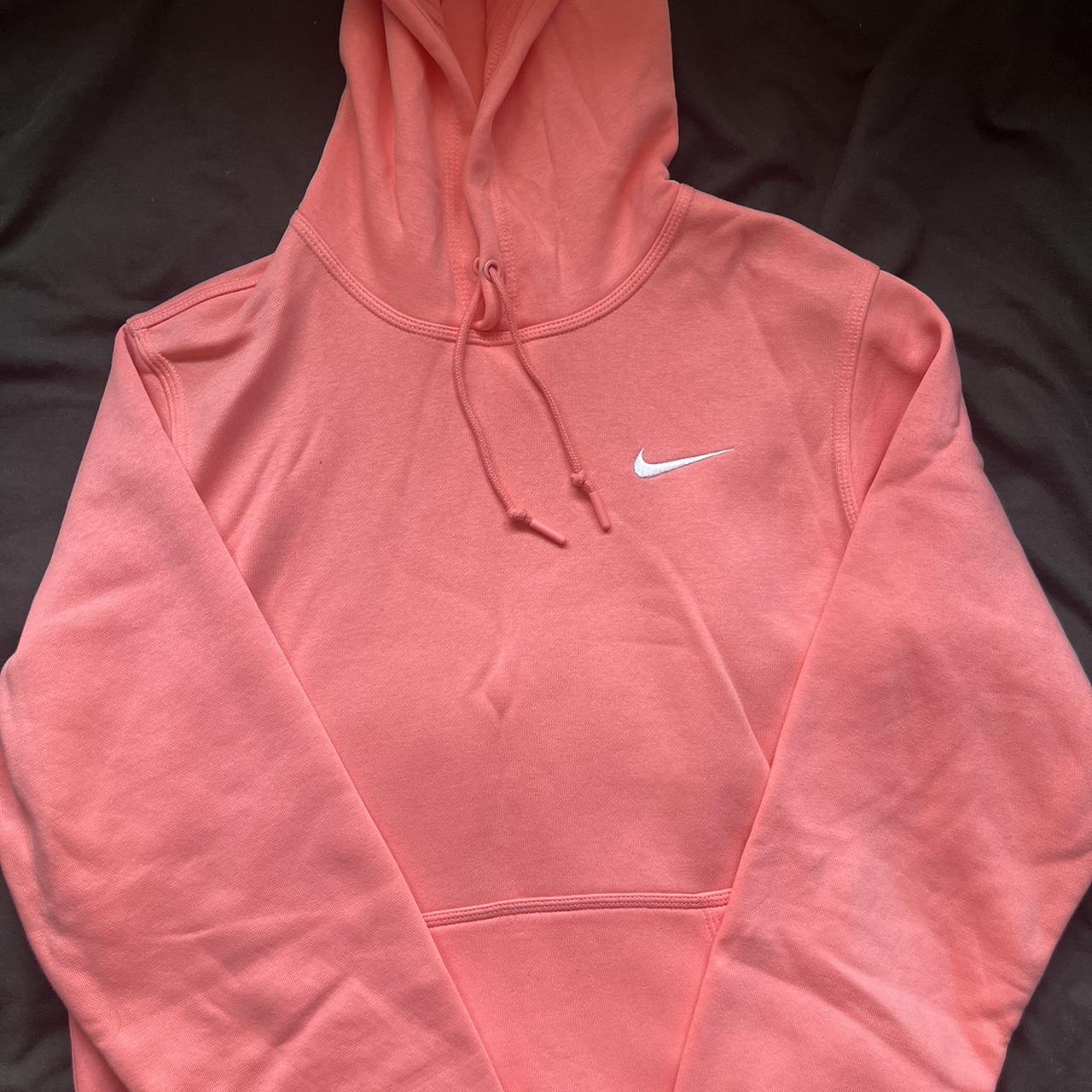 Pink hoodie mens nike best sale