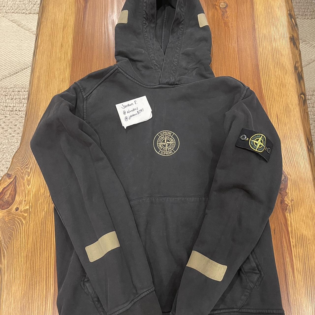 Supreme Stone Island Hoodie reflective Size M 100 Depop