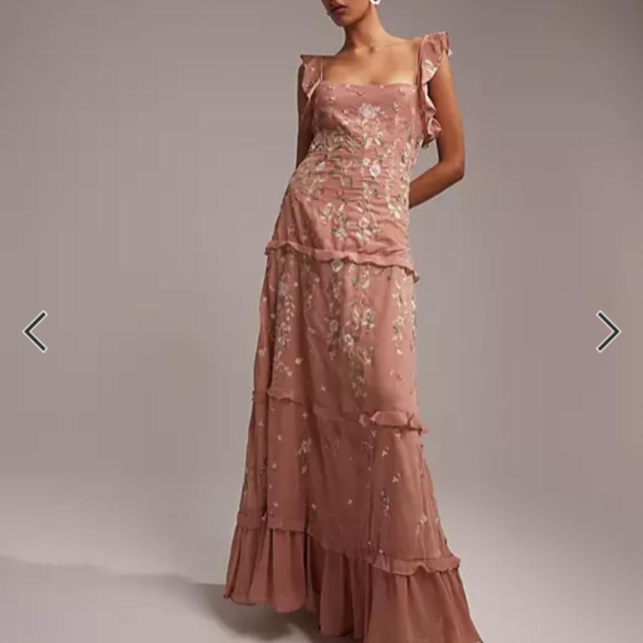 Asos Design Asos Glitter Bridesmaid Dress ASOS DESIGN Bridesmaid