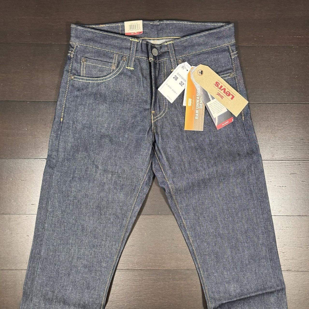 Raw unwashed denim levis on sale