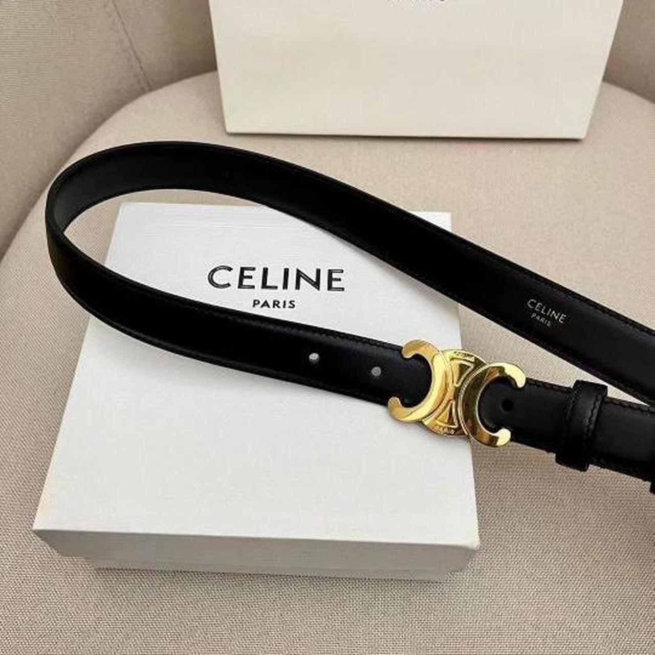 550 CELINE TRIOMPHE BELT NWT AUTHENTIC Depop
