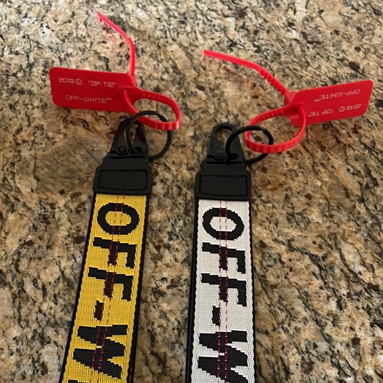 Authentic off sale white keychain