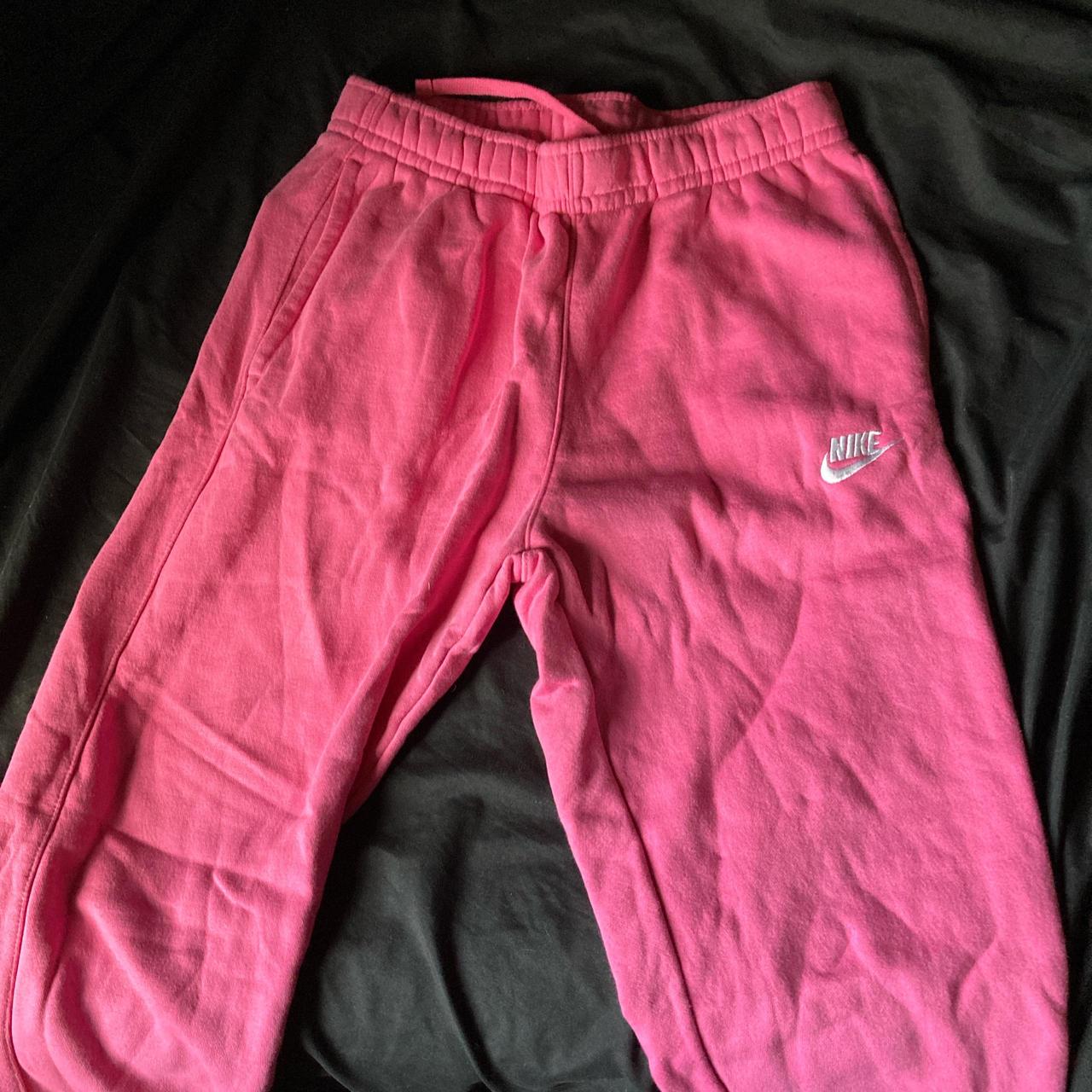 pink nike sweatpants men's
