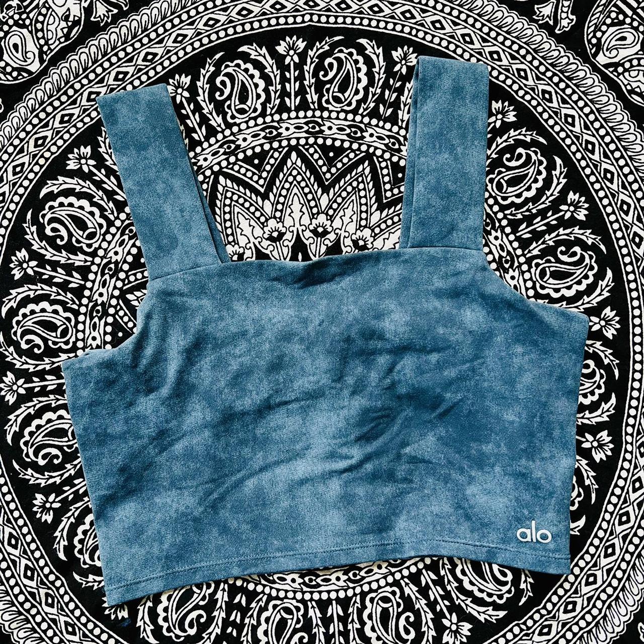 Alo binded wide hot sale strap crop tank