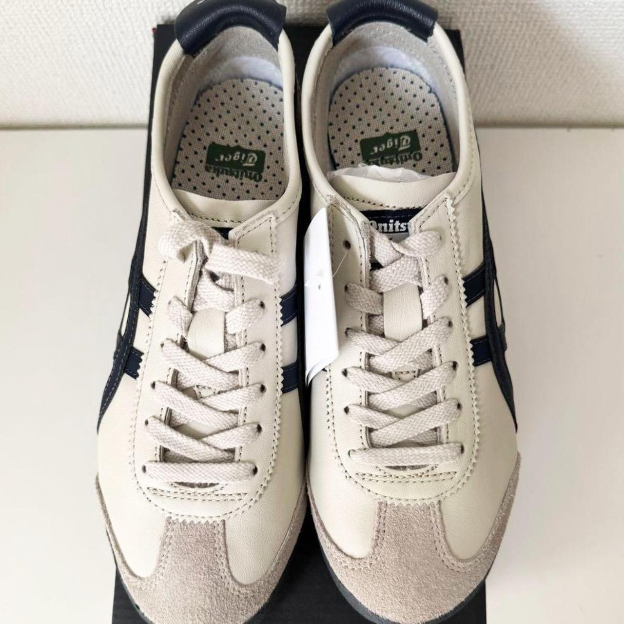 マルハチ Onitsuka Tiger Mexico 66 Birch Peacoat Men's Size US | Depop