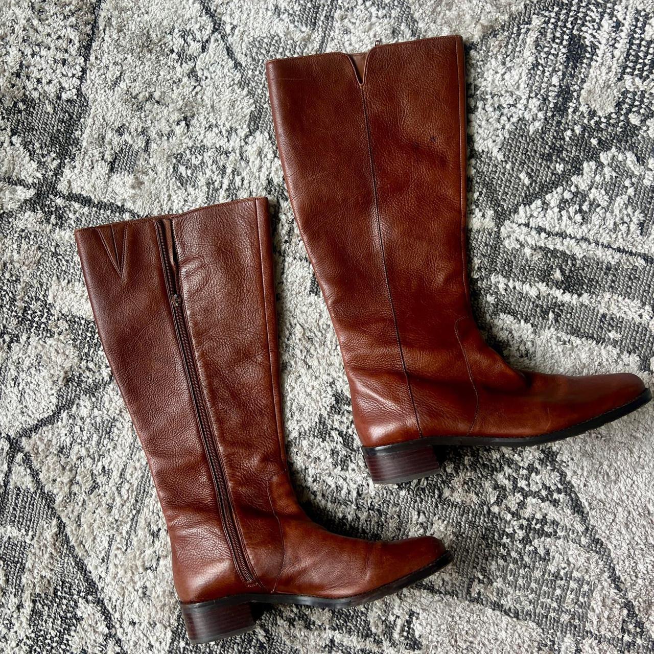 lands end leather boots