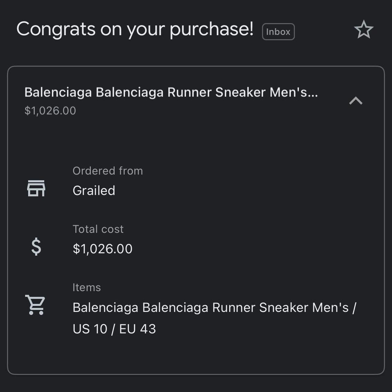 balenciaga runners insoles were swapped along with... Depop
