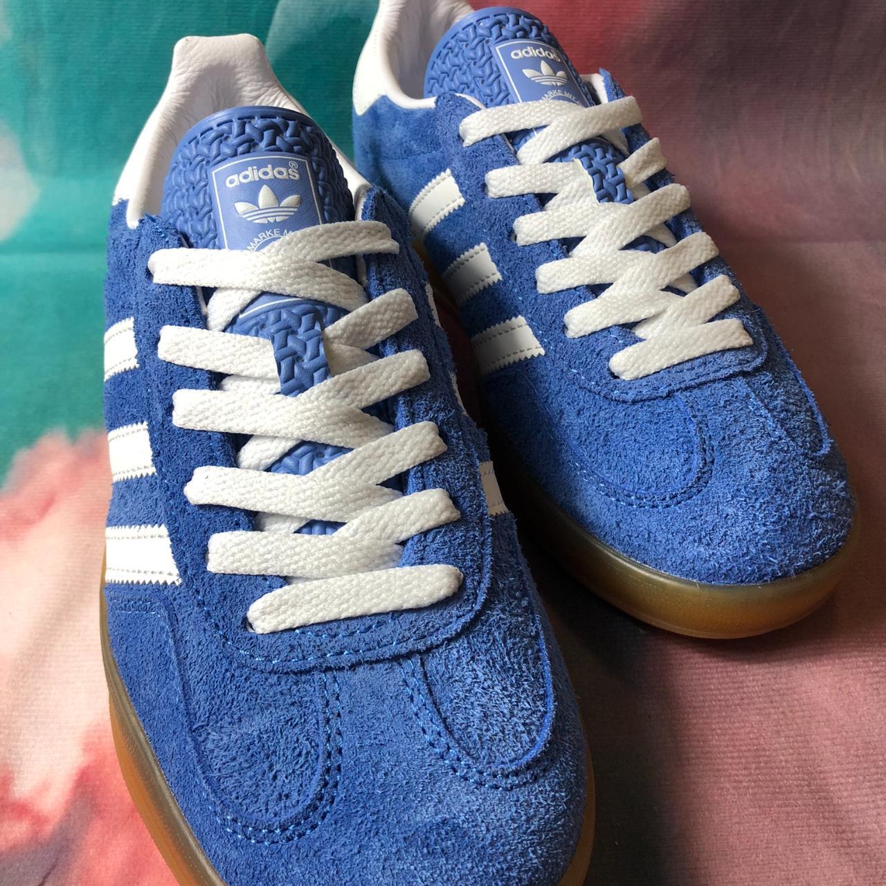 Blue Bird Baby Blue Gazelles Mens Adidas Gazelle Indoor Blue Bird