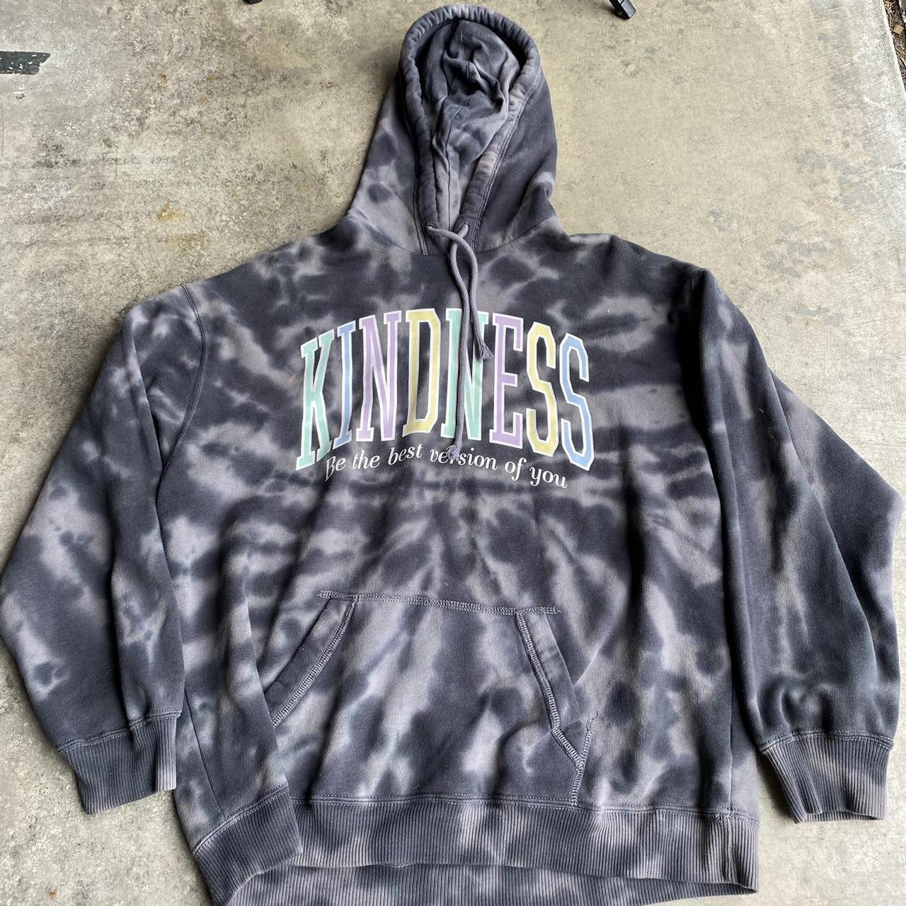 Kindness Tye dye hoodie Hollister Size