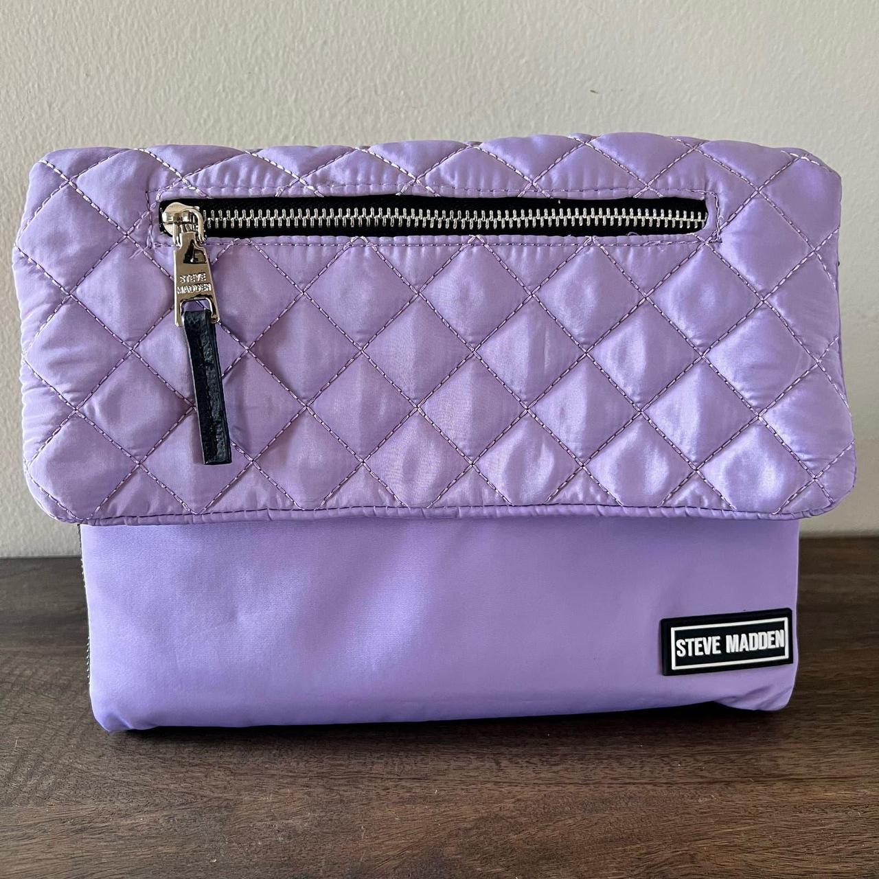 Steve Madden Btamela Bag Lilac With Coin top Purse