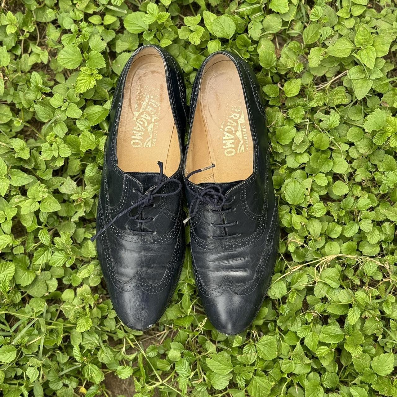 Vtg Salvatore Ferragamo Leather store Sneakers