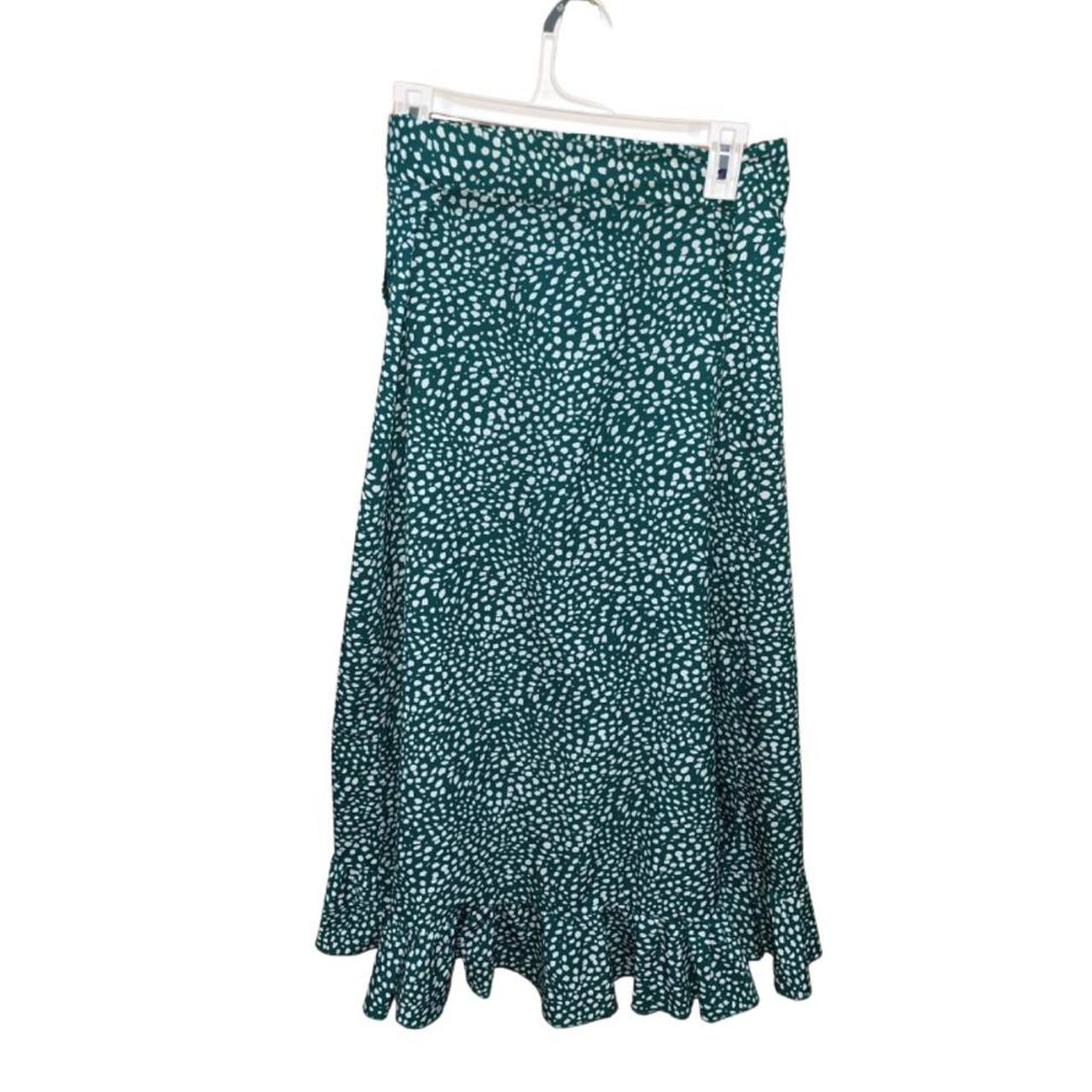 SHEIN Women's Green Skirt (2)