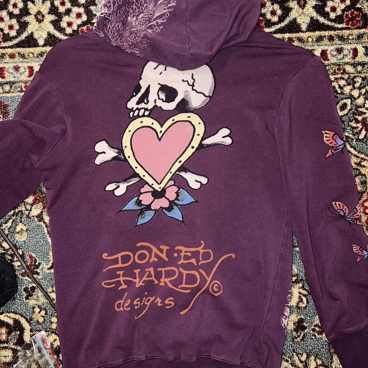 purple ed hardy jacket