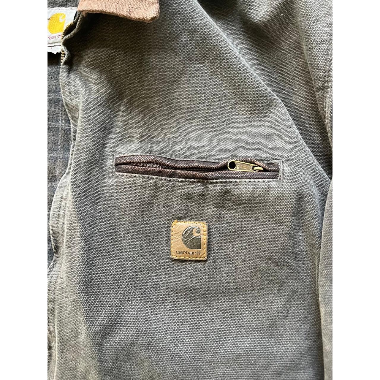 Vintage Carhartt Detroit Jacket J97 Mos - Depop