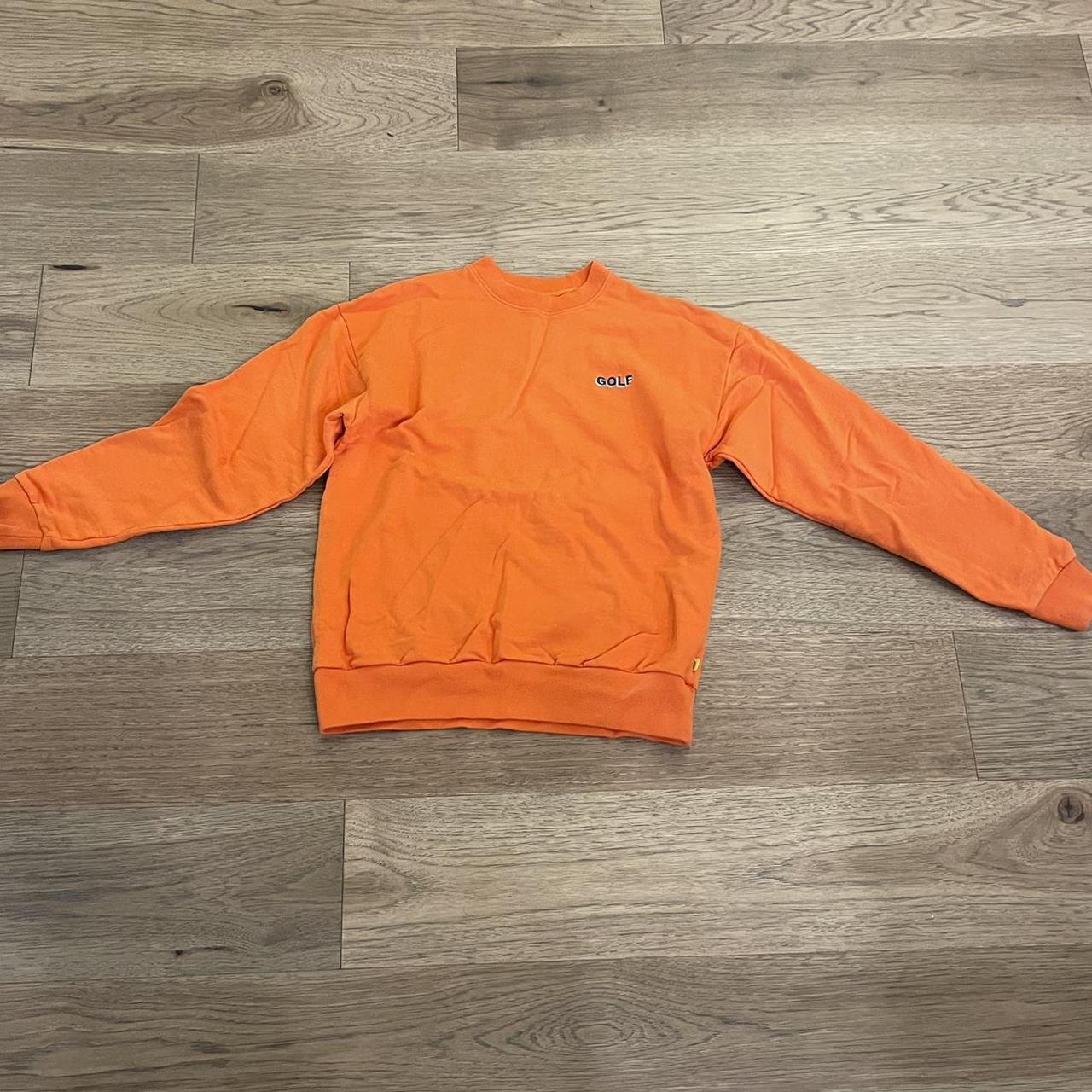 Golf Wang Orange Logo Crewneck Sweatshirt high quality Mens M