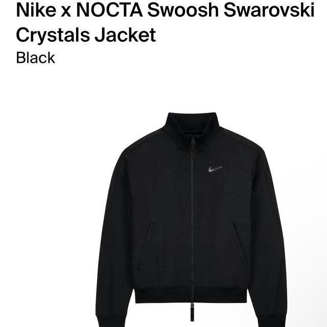 Nike x NOCTA Swoosh Swarovski Crystals Jacket Black Men's - SS23 - GB