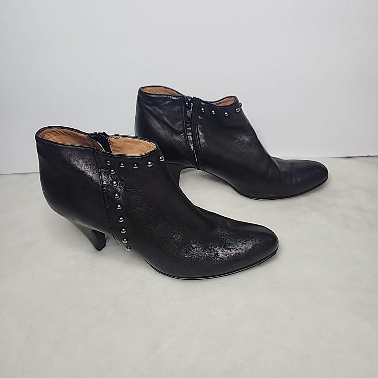 Russell Bromley Black Leather Ankle Boots Sz 38.5. Depop