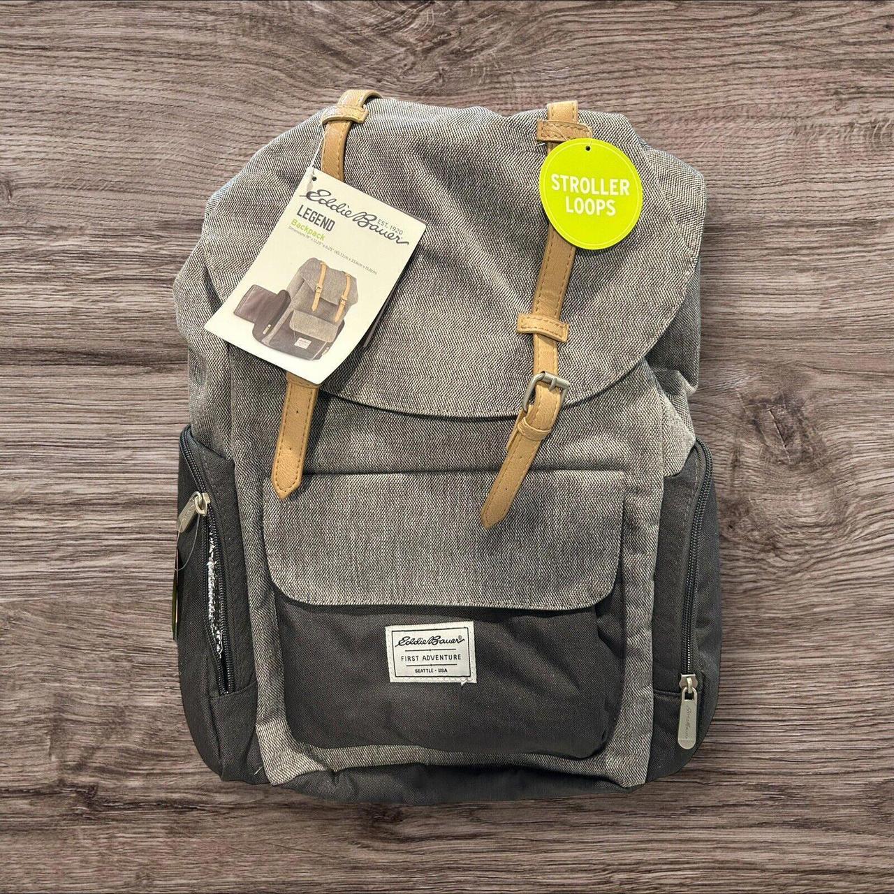 Eddie bauer backpack grey tan best sale