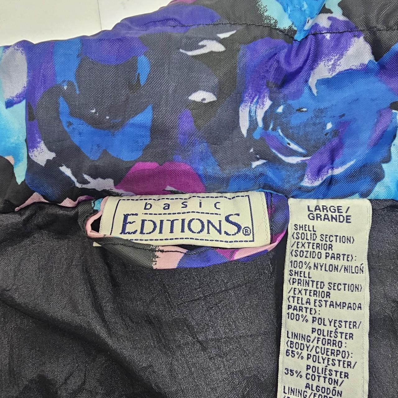 Basic Editions Women's Jacket - Multi/Black - L –… - image 6