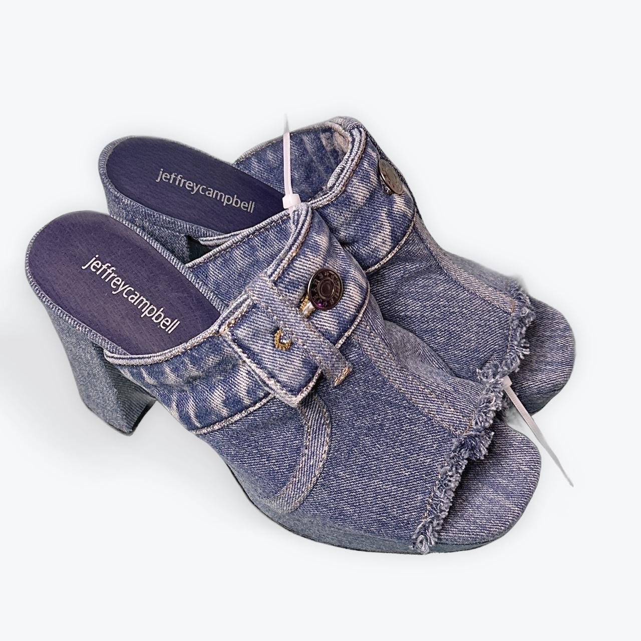 Jeffrey Campbell Magda-Jn Blue Denim Squared