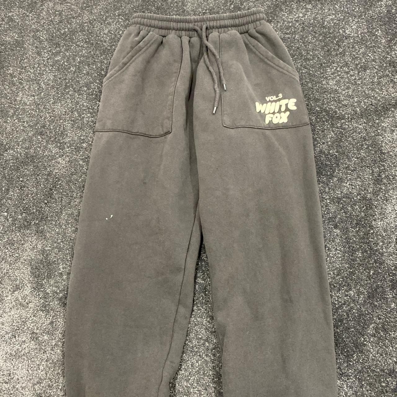 WHITE FOX GREY VOL.3 SWEATPANTS SIZE- xxs - Depop