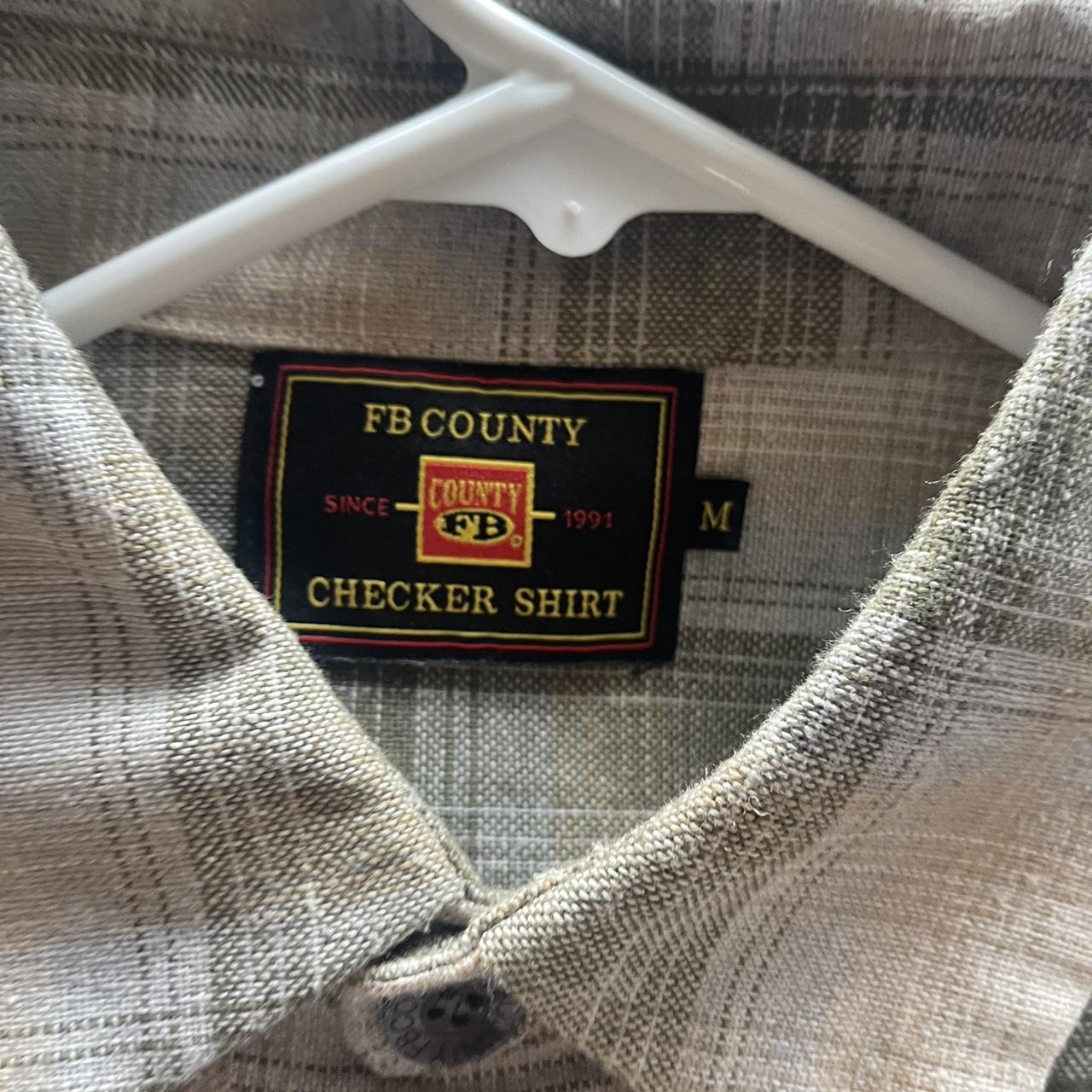 Fb county Flannel. Size Medium, Good condition. Worn... - Depop