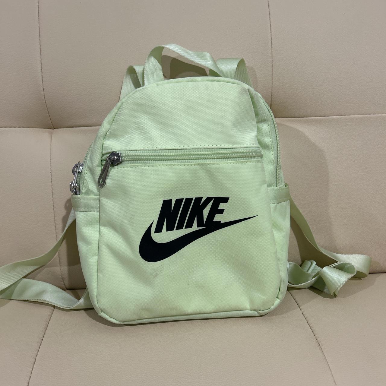 lime green nike backpack