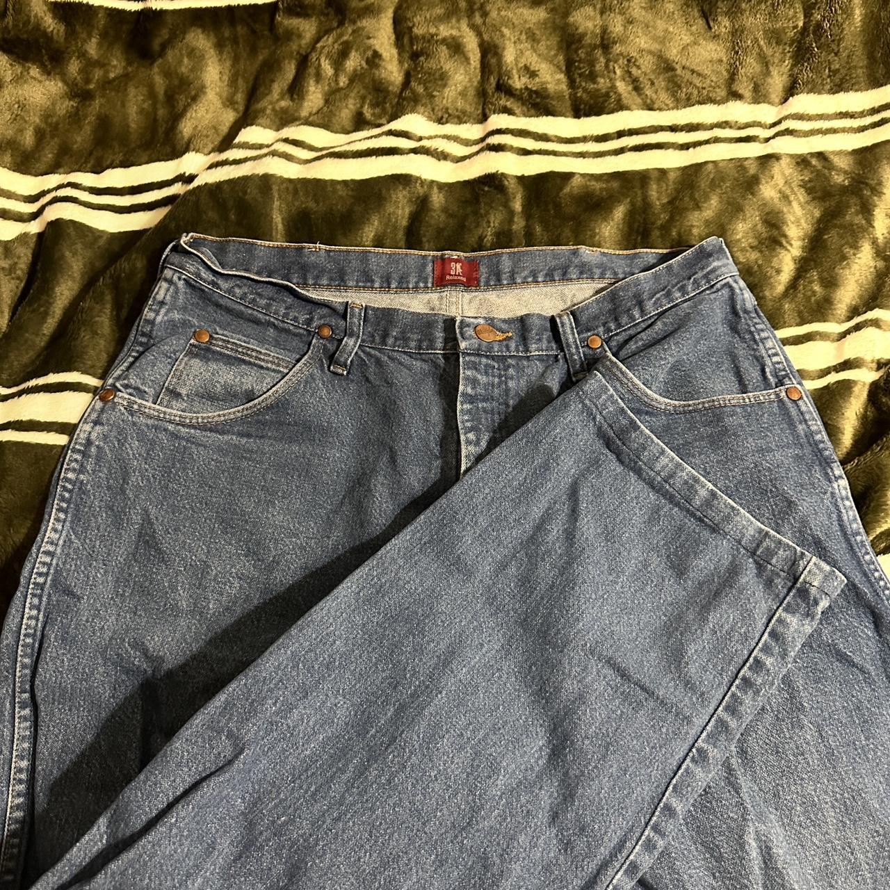 38 x 36 Wrangler Jeans #wrangler #jeans #vintage... - Depop