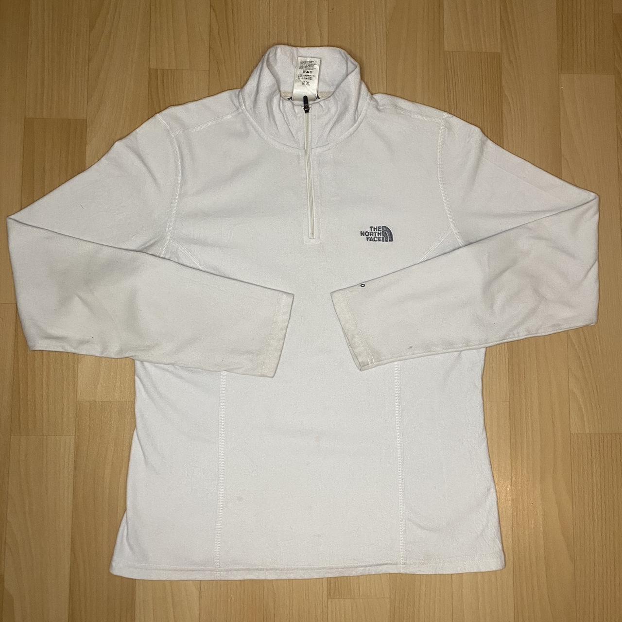 Polaire The North Face blanc taille M femme Très bon... - Depop