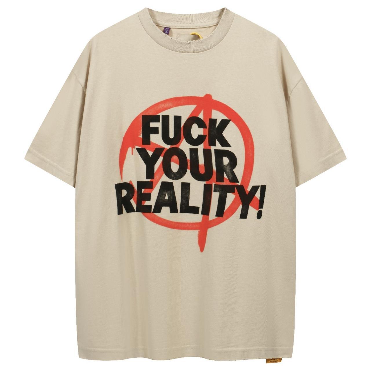 【GALLERY DEPT.】FUCK YOUR REALITY Buy Gallery Dept. Fuck Your Reality Tee 'Antique White