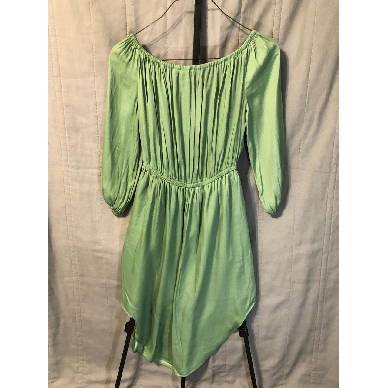 Gap Olive Green Peasant Dress - Size... - Depop