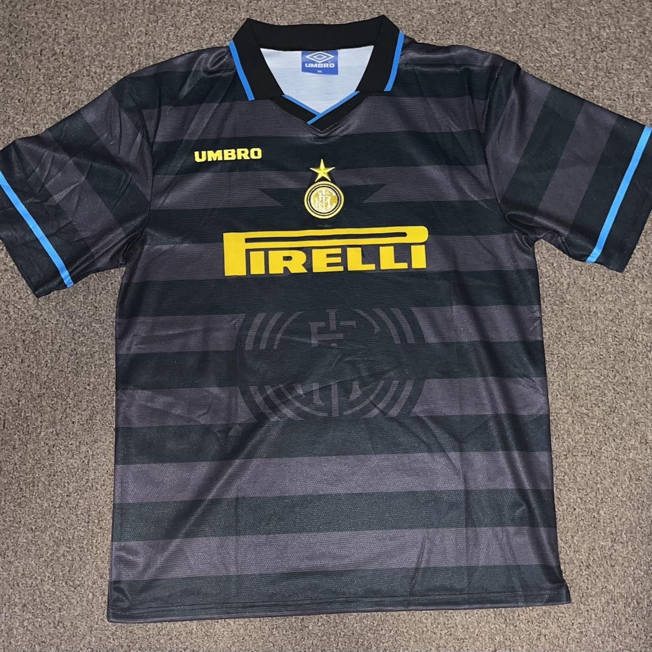 97-98 Retro Inter Milan Third Ronaldo Nazario Kit... - Depop