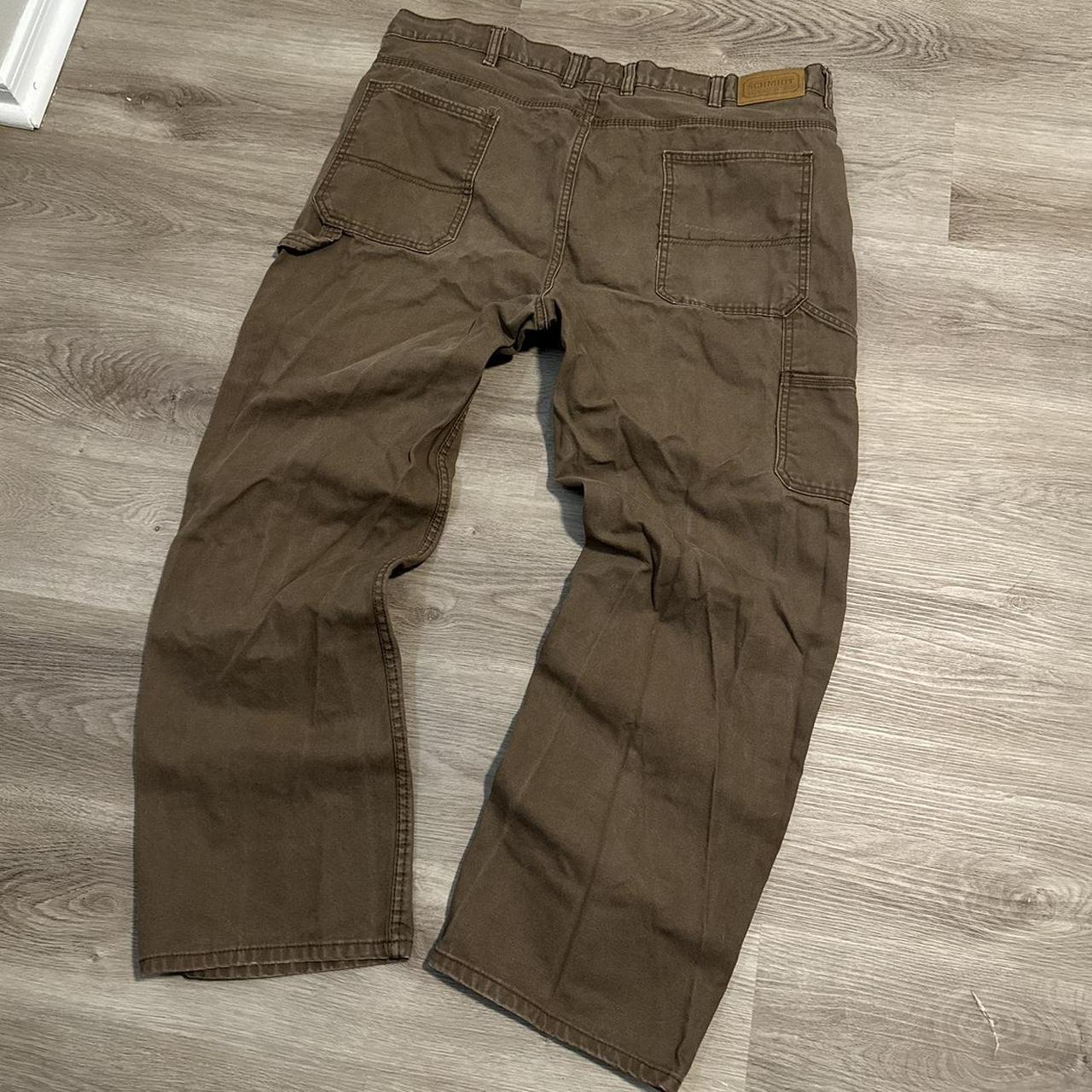 Y2K Schmidt Workwear Baggy Carpenter Pants Size... - Depop