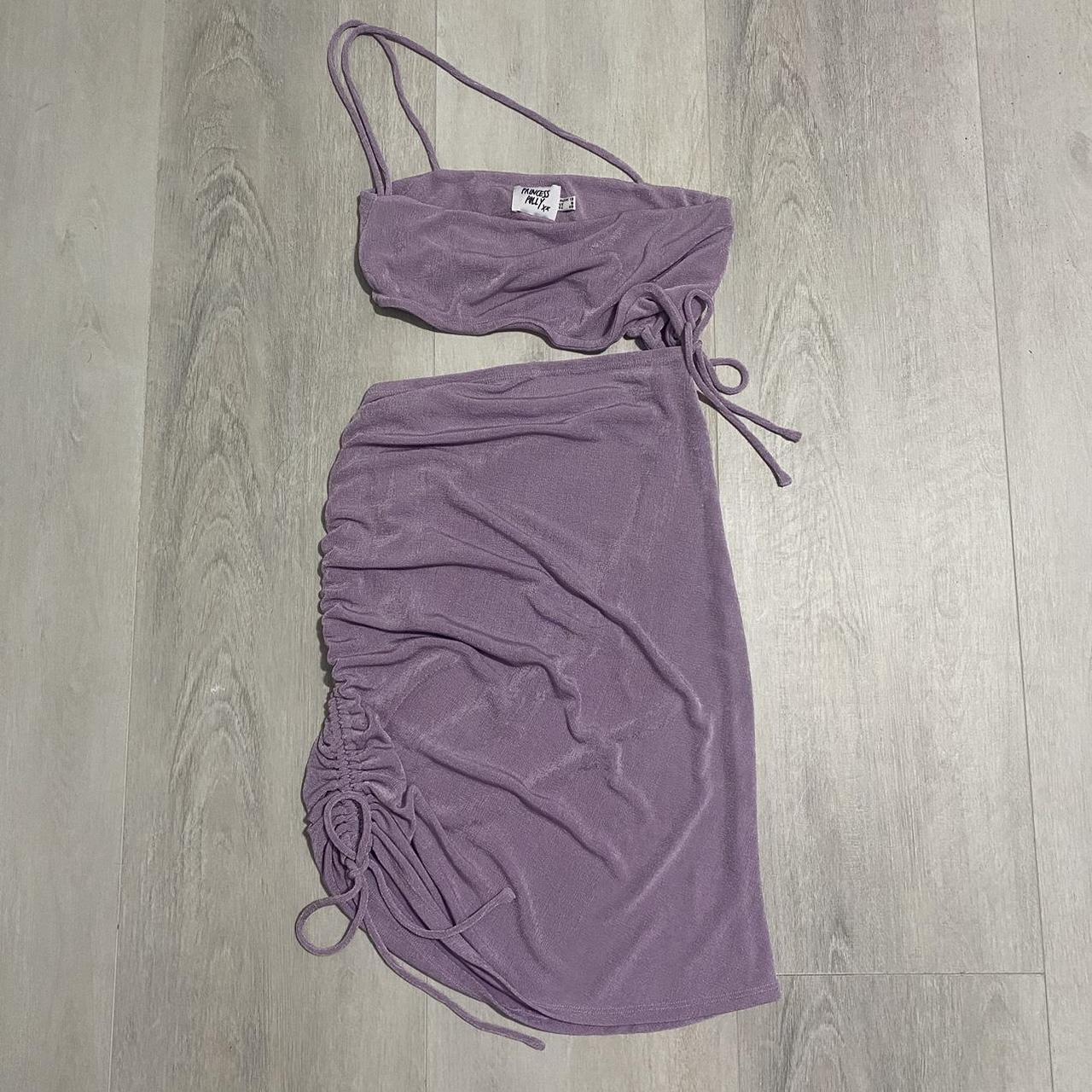 princess polly imelda mini dress lilac purple size M... - Depop