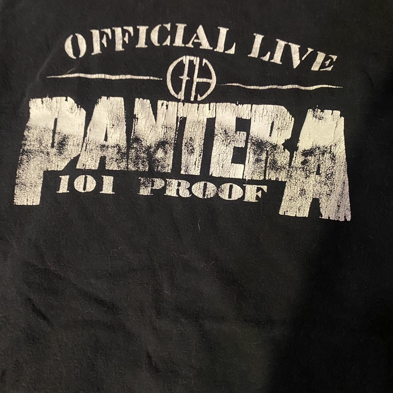 Vintage L pantera band T shirt - Depop