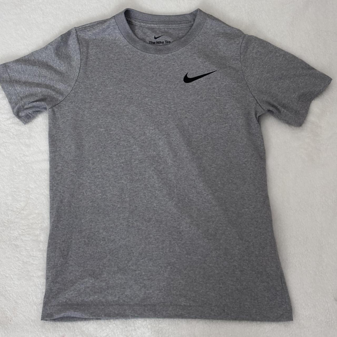 dri fit grey shirt
