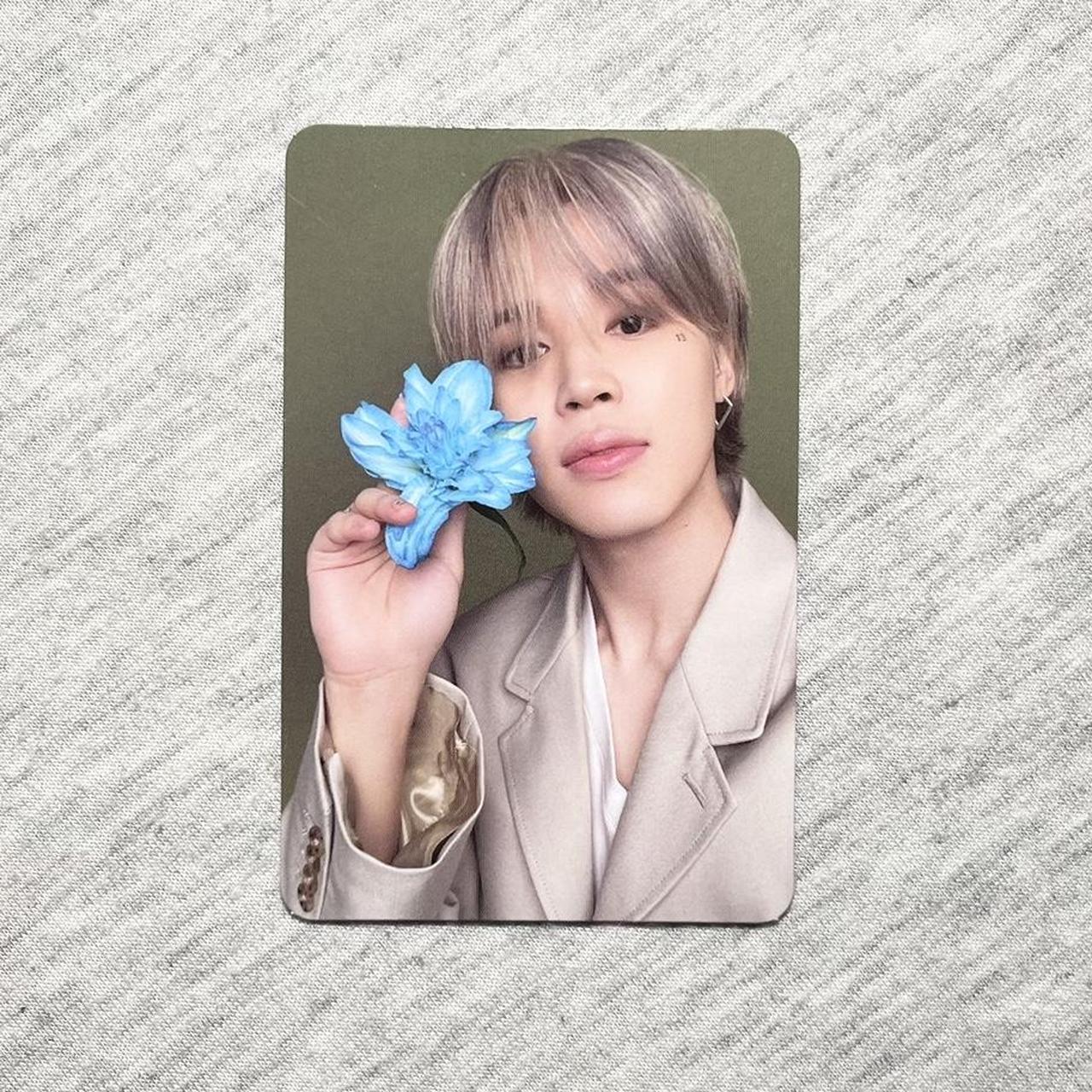 Jimin BTS Muse Blooming Ver. Blue Flower Kpop | Depop